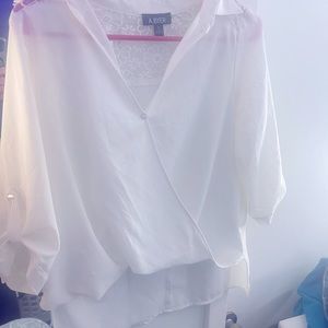 White professional blouse
